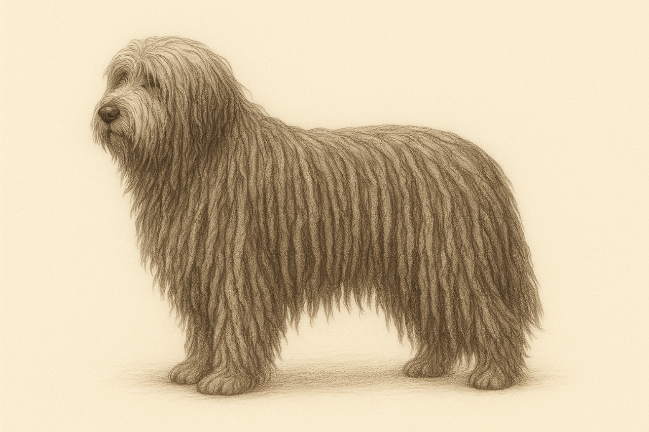 Graficzny wzorzec rasy Bergamasco