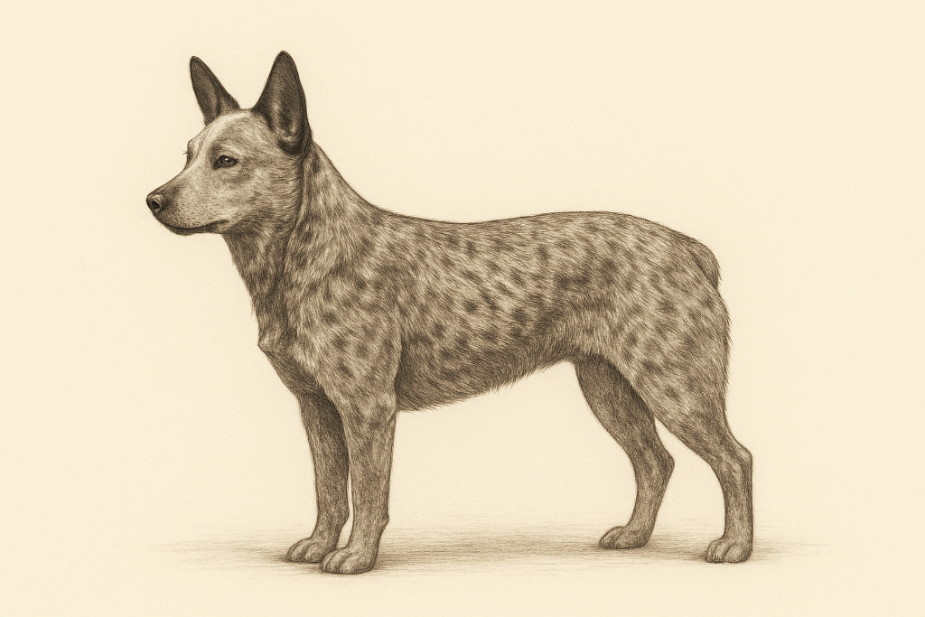 graficzny wzorzec rasy Australian Stumpy Tail Cattle Dog